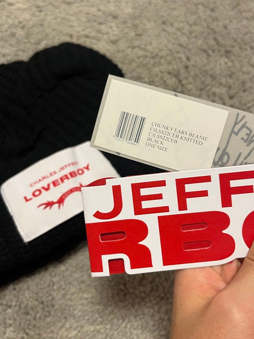 CHARLES JEFFREY LOVERBOY ブラックビーニー