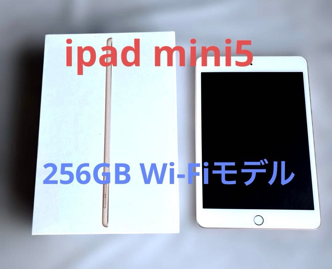 【状態良好】Apple iPad mini 5ゴールド 256GB