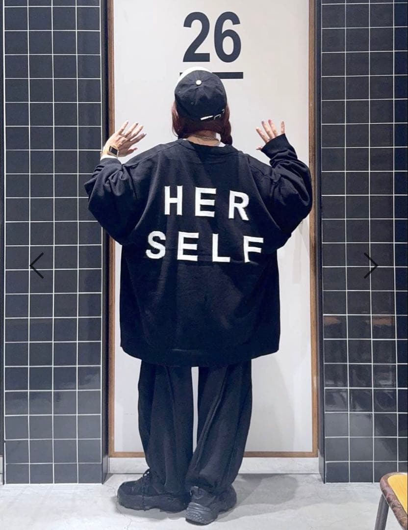 ニコアンド　ラクキリスウェットパンツ　misayo S be with M