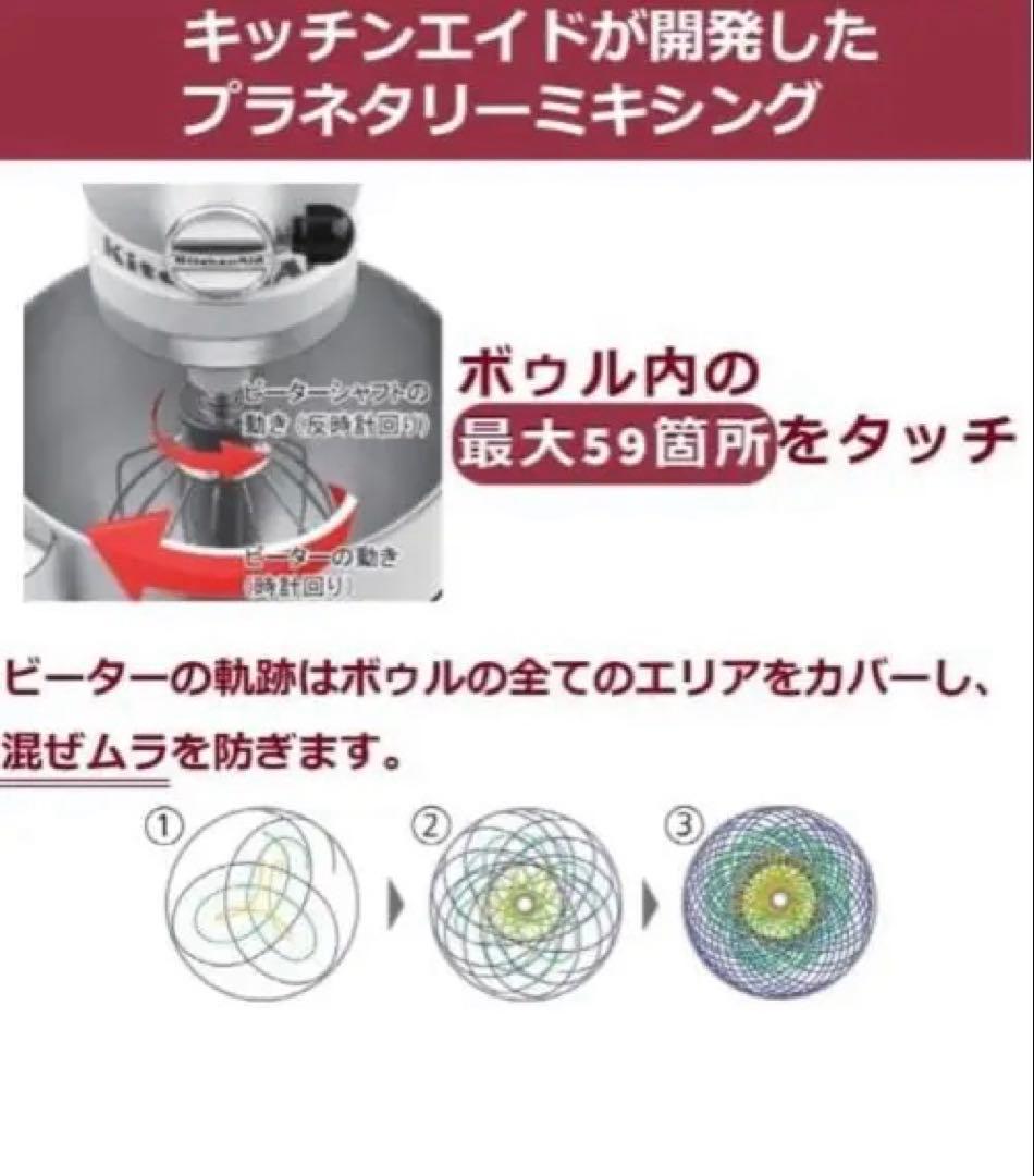 キッチンエイド Kitchen Aid スタンドミキサー KSM160