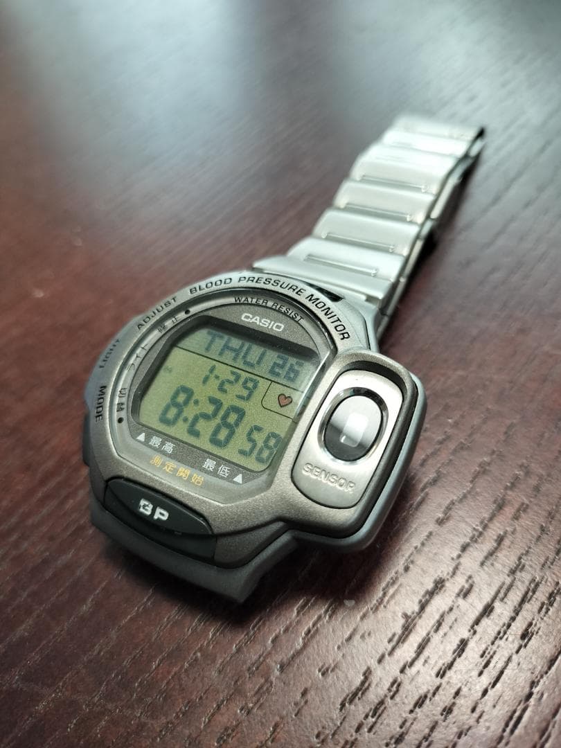 【希少/稼働品】CASIO BP-1B 血圧測定機能付 デジタル ヴィンテージ