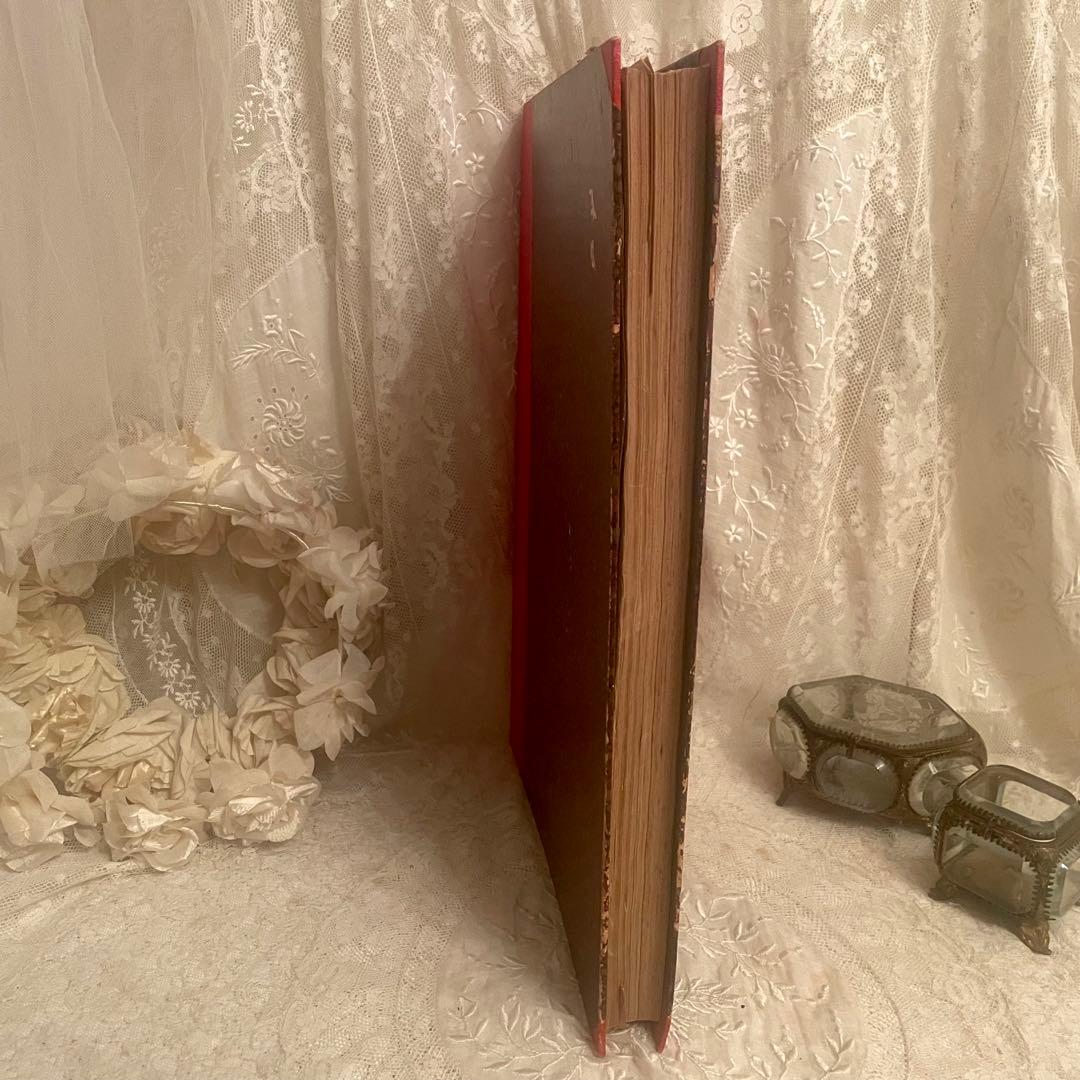 【希少】1869年ラモードイリュストレ モード紙　大型古書　フランスアンティーク