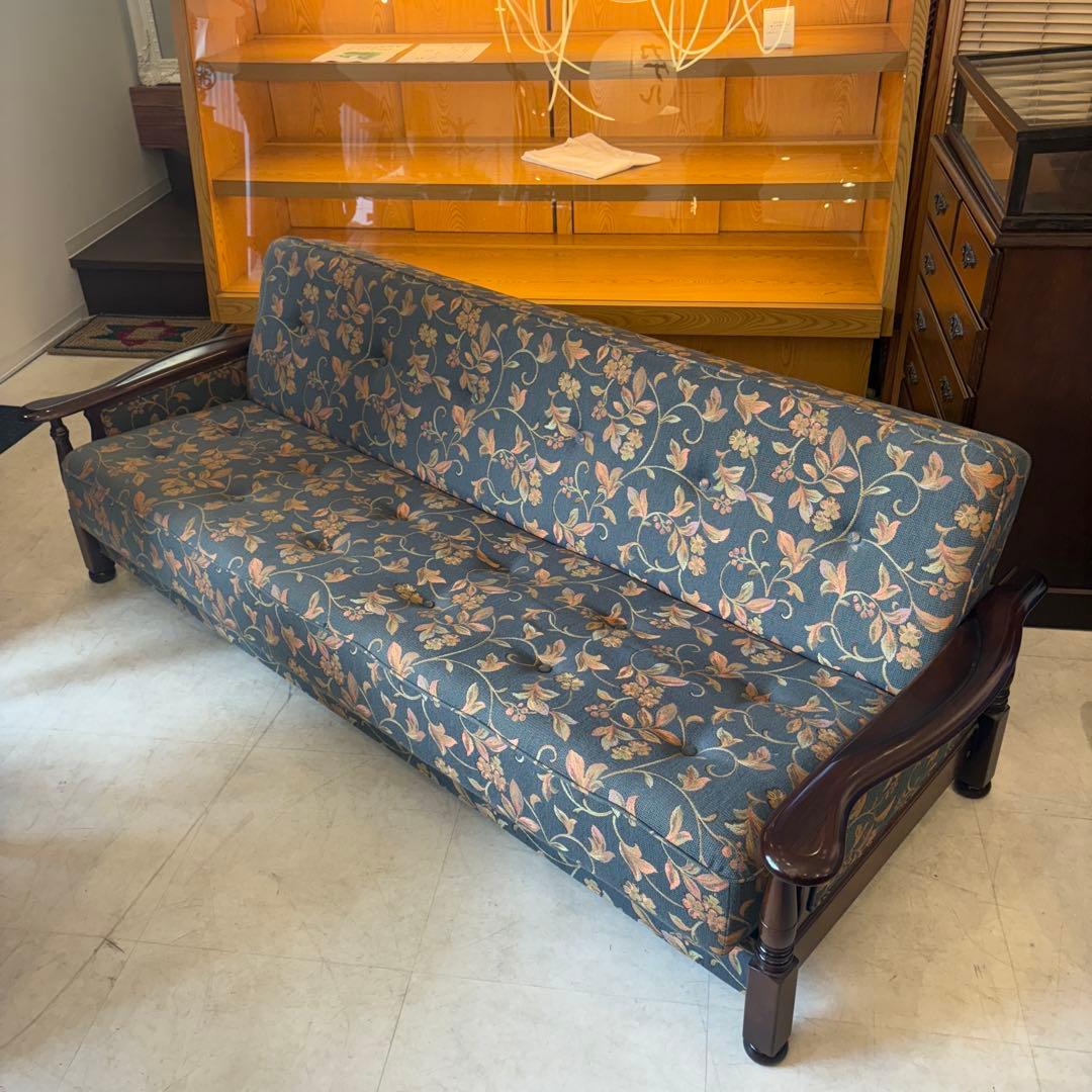 カリモク　karimoku コロニアル　ソファベッド　シングル