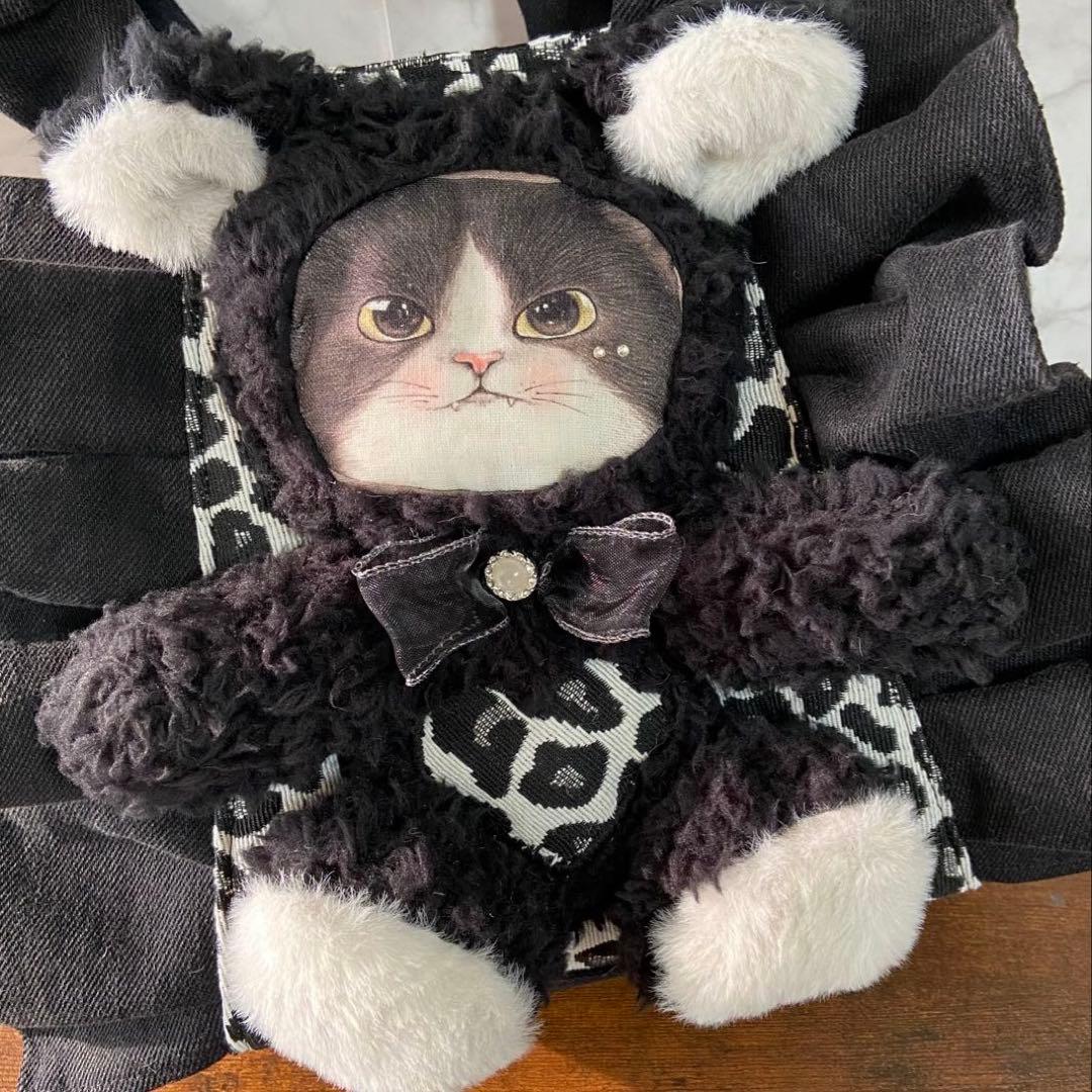 喜*ん様 コヤンイサムチョン 【デニムリメイク】フリルバッグ ハンドメイド