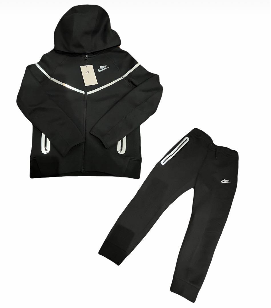 H ナイキ テックフリース ブラック セットアップ 150cm NIKE