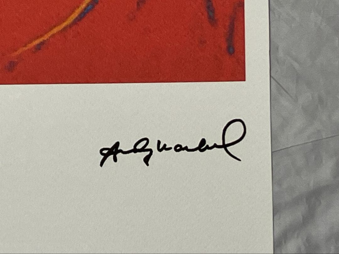 超レア！限定版リトグラフ アンディ・ウォーホル Andy Wahal【送料無料】