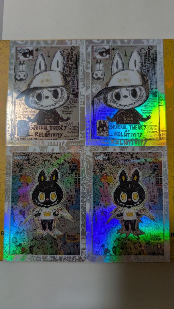 【4BOX分】2025 Topps Chrome Labubu ラブブ トレカ