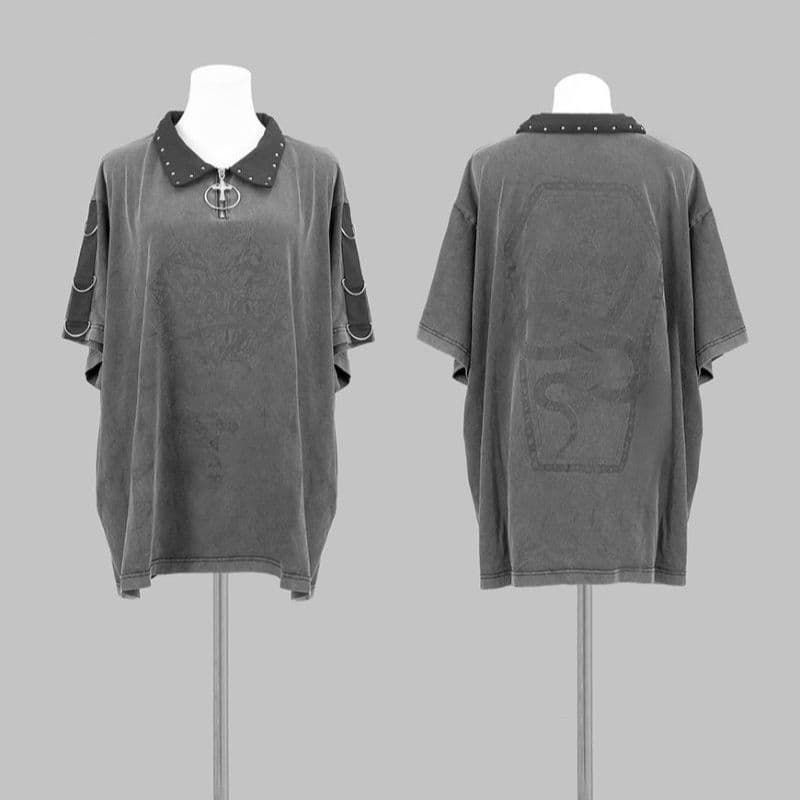 正規品 DimMoire ディムモアール 毒蛇の棺T Gray グレー