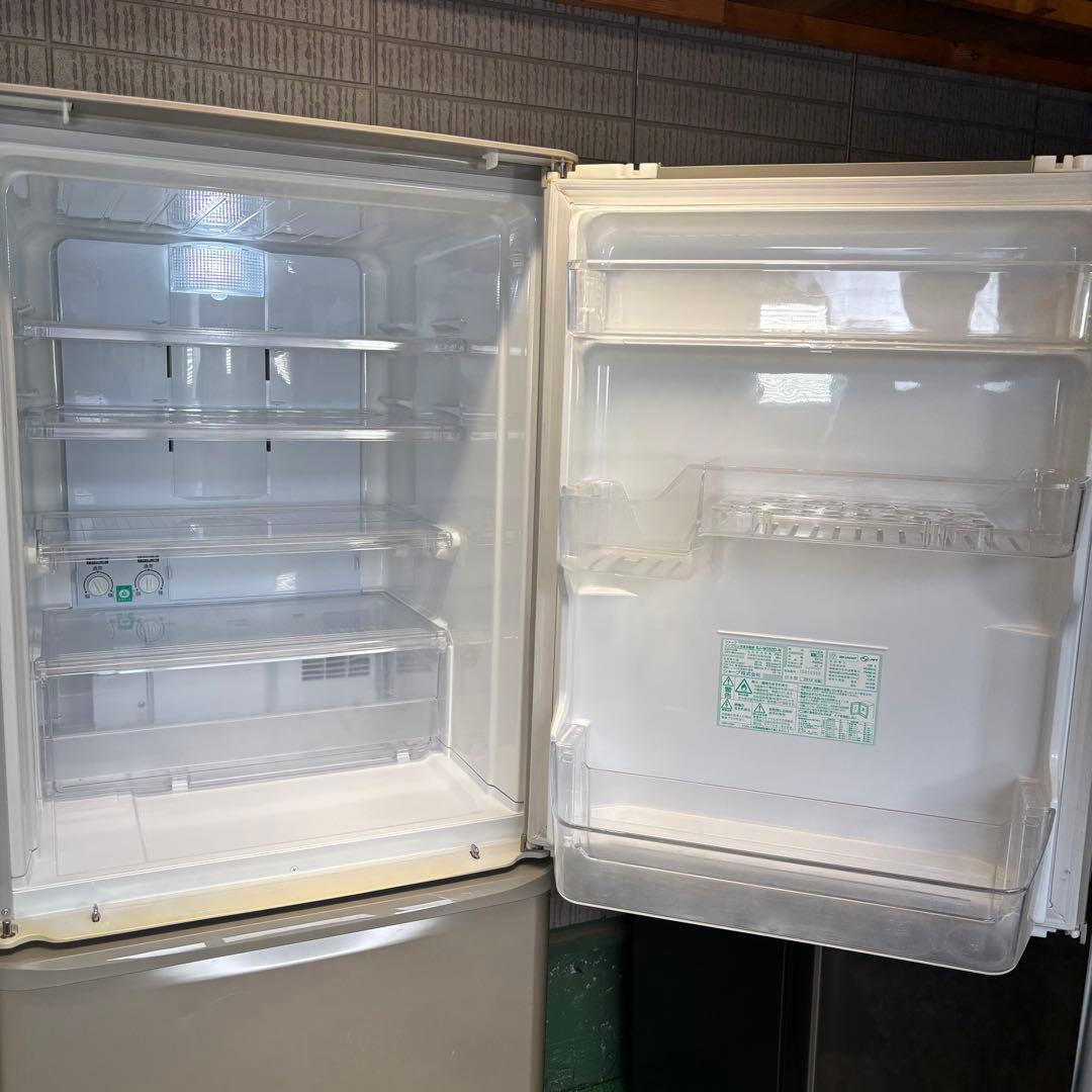 SHARP 350L 冷蔵庫 両開き 大容量 2018年製【地域限定配送無料】