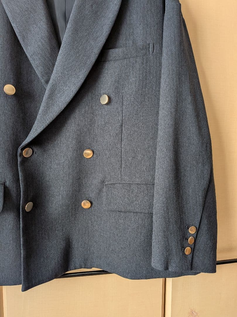 soerte Oversize 6B assort blazer ネイビー　古着