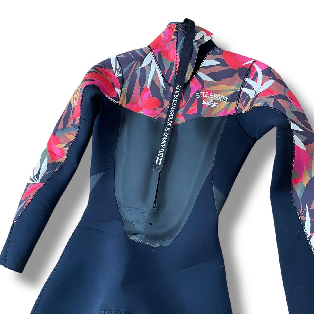 ビラボン レディース フルスーツ セミドライ ウェットスーツ 既製M 裏起毛