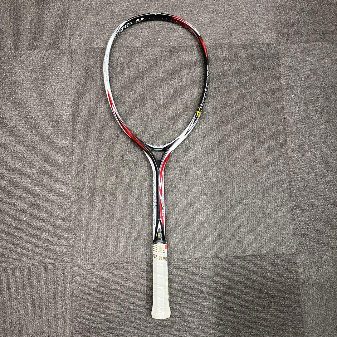 NEXIGA 90G ソフトテニスラケット 赤黒