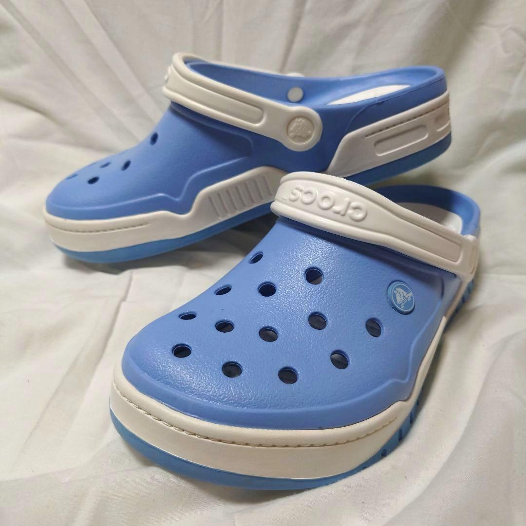 CROCSフロントコートМ８(26cm)ライトブルー未使用に近い