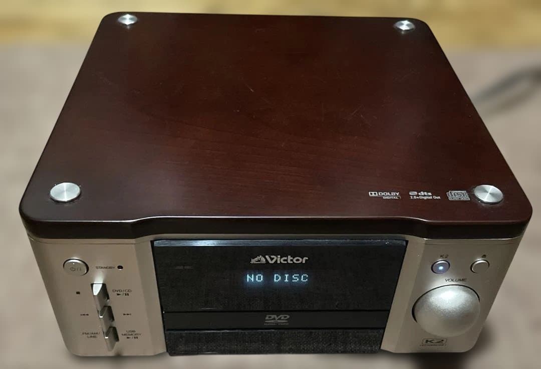 Victor コンパクトコンポ　CA-EXAR7 スピーカー左右　説明書付