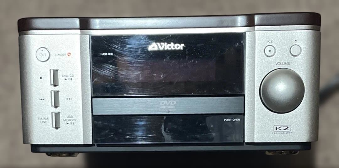 Victor コンパクトコンポ　CA-EXAR7 スピーカー左右　説明書付