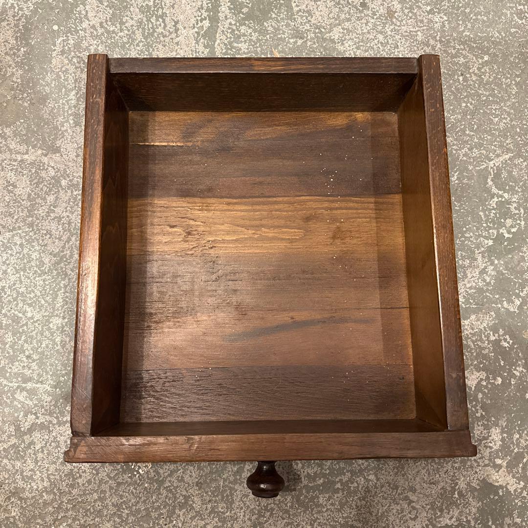 ヴィンテージ　マガジンラック　引き出し付き　1