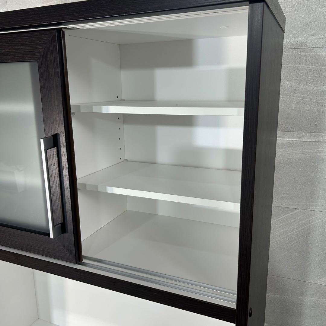 ニトリ 食器棚 レジューム 幅90cm シンプル キッチンボード d4006