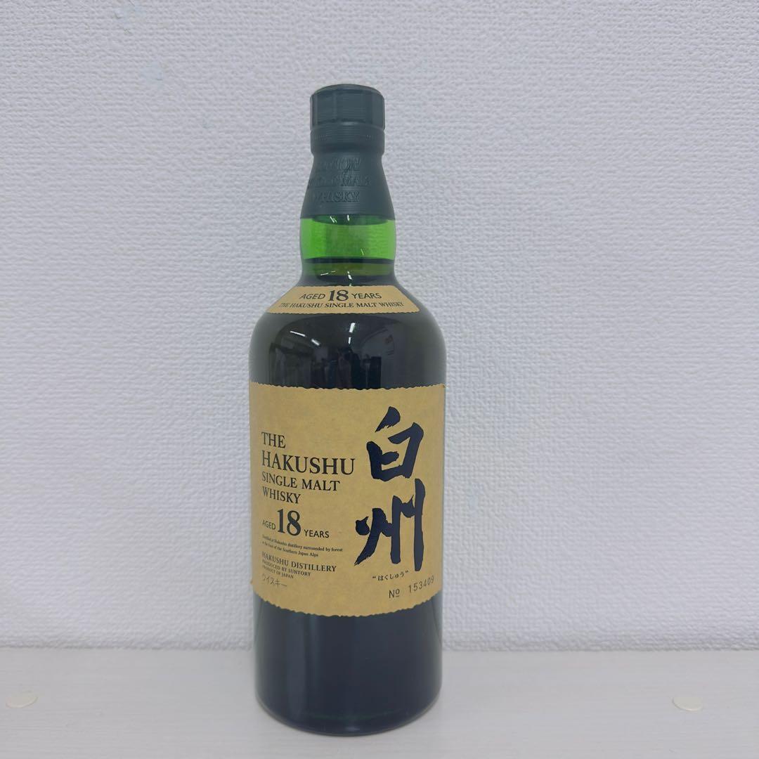 白州18年 シングルモルトウイスキー 43度 700ml