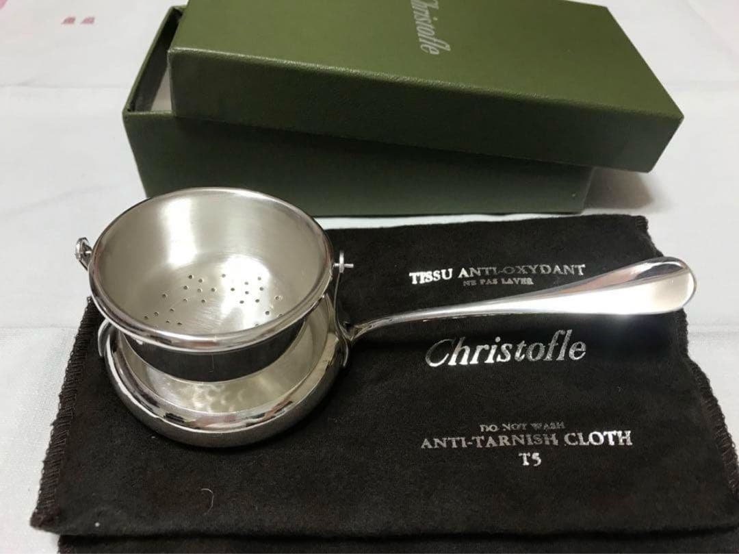 クリストフル ティーストレイナー 茶こし
