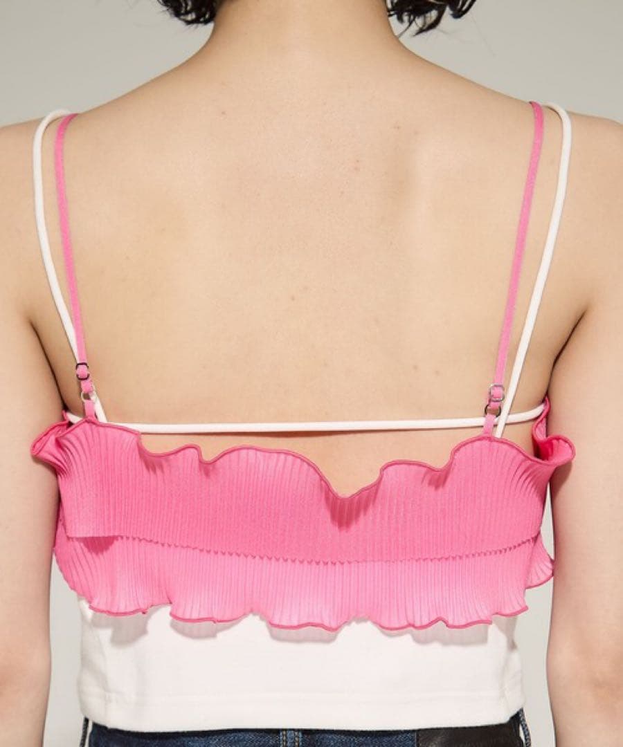 kotohayokozawa シアーキャミソール　ピンク