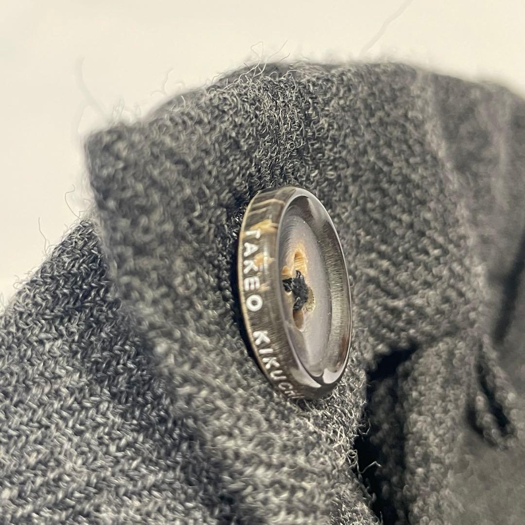 新品⭐️タケオキクチ シェットランドウール パンツ M ダークグレー