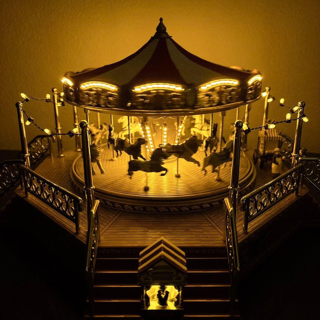 【完動品】ミスタークリスマス　カルーセル　ゴールドラベル　メリーゴーランド