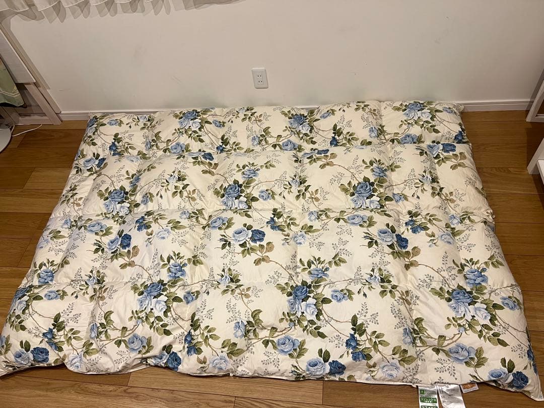 西川リビング グースダウン90% グレイテスト シングル 綿100% 1.3k