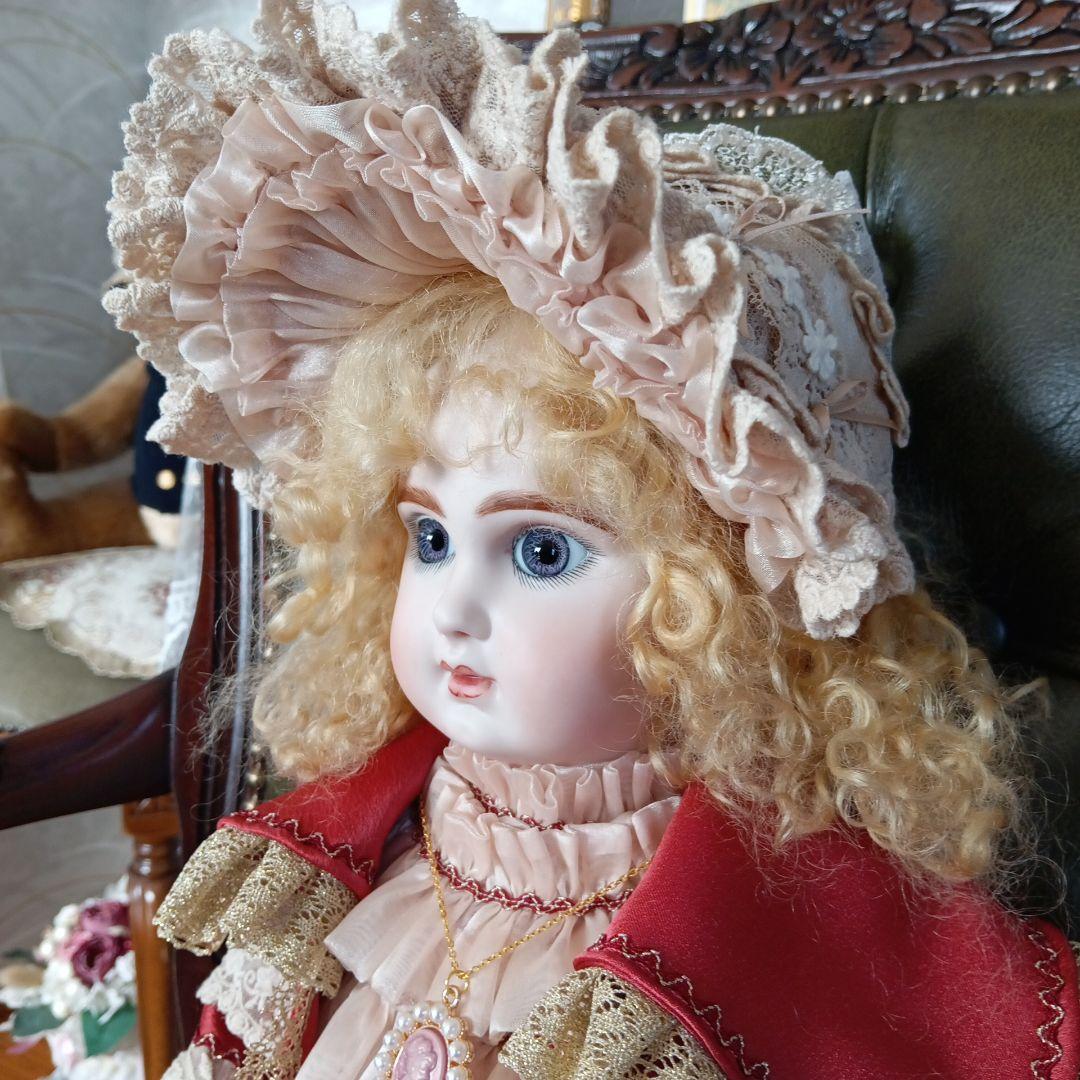 ビスクドール　♥ビクトリアンスタイル のジュモー　ヴァイオレットの眼差し♥
