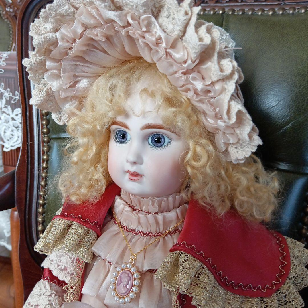 ビスクドール　♥ビクトリアンスタイル のジュモー　ヴァイオレットの眼差し♥