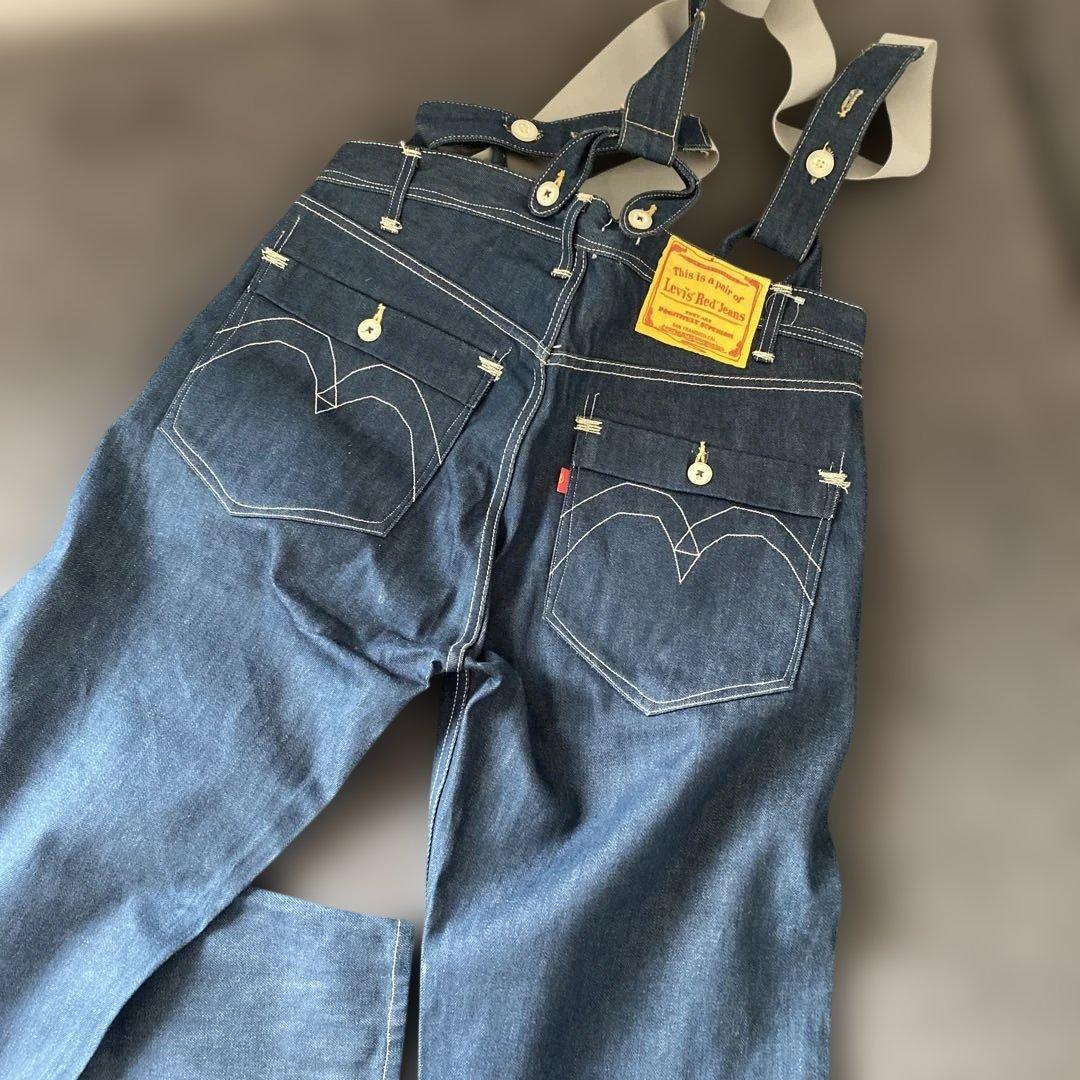 h*a様 levi's red BILLY JOE サスペンダー付きデニムパンツ