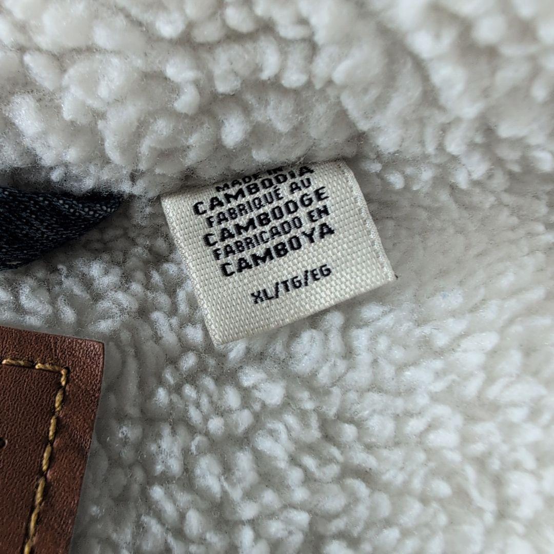 Levi's 裏ボア ダークブルーデニムジャケット 1st シンチバック