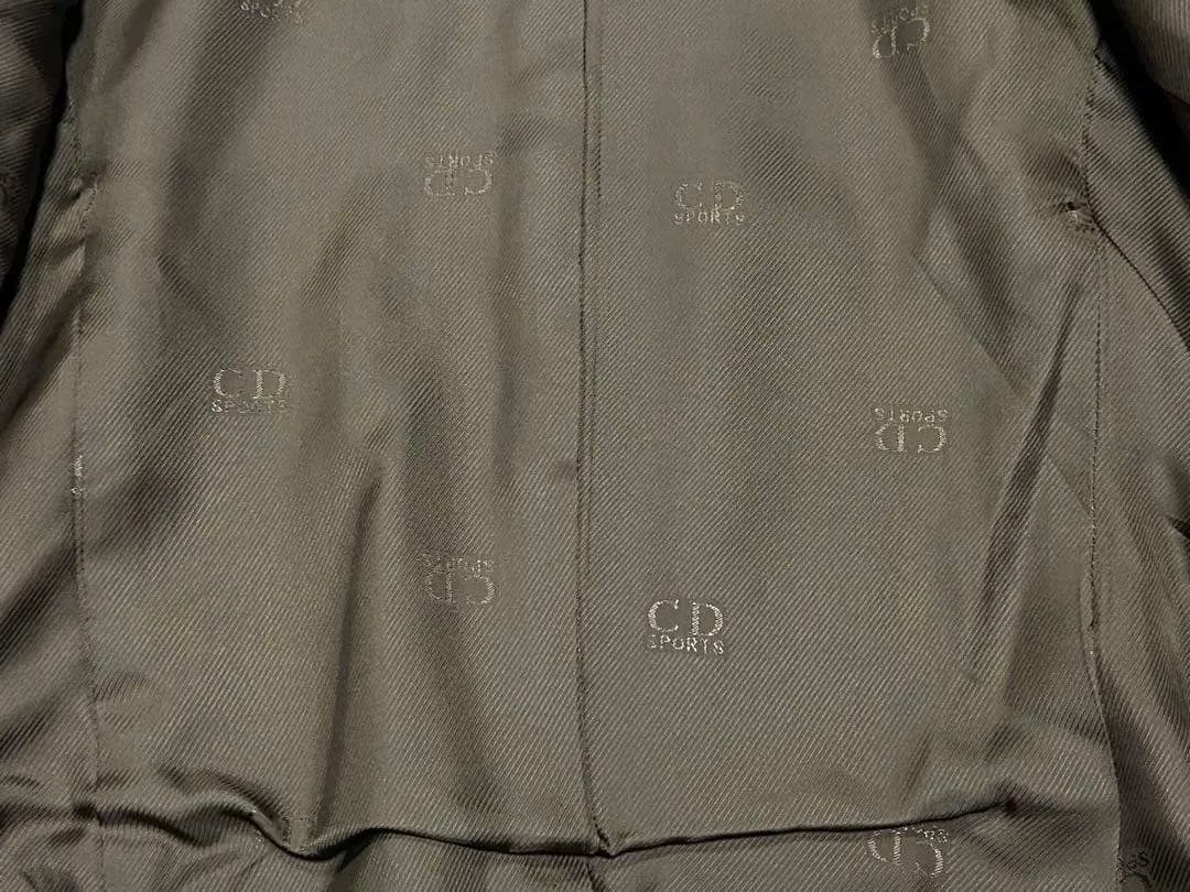 90s クリスチャンディオール/英国風/ウール チェック ツイードジャケット L