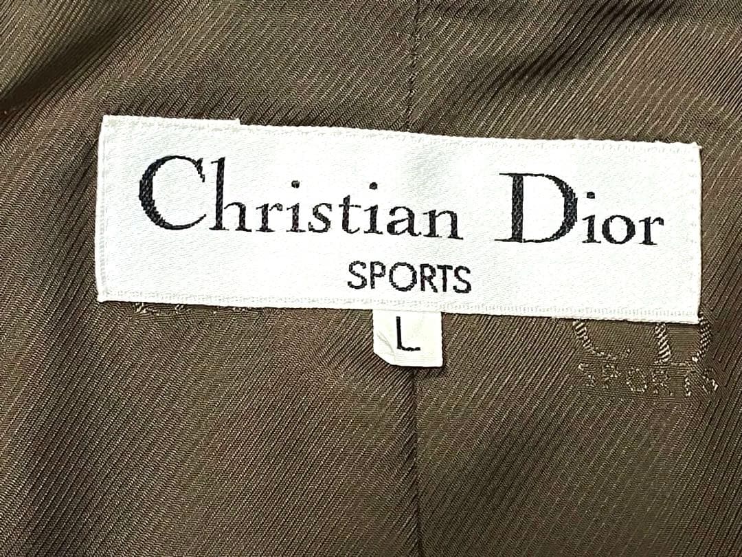 90s クリスチャンディオール/英国風/ウール チェック ツイードジャケット L