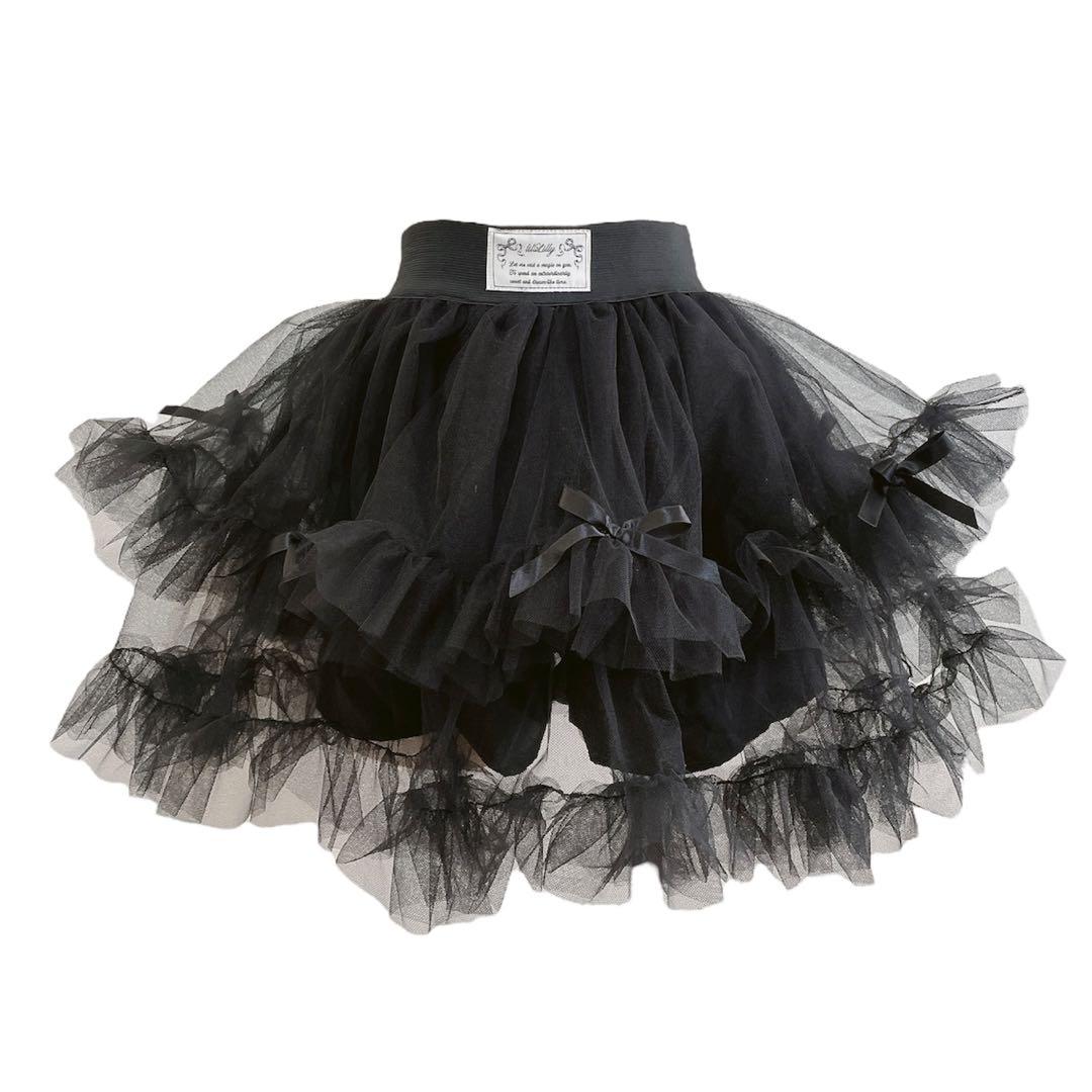 【値下げ】lilLilly チュールリボンショートパンツ