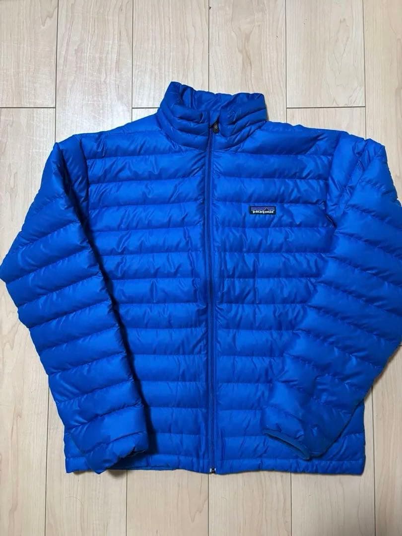 パタゴニア ダウンジャケット ブルー　M
