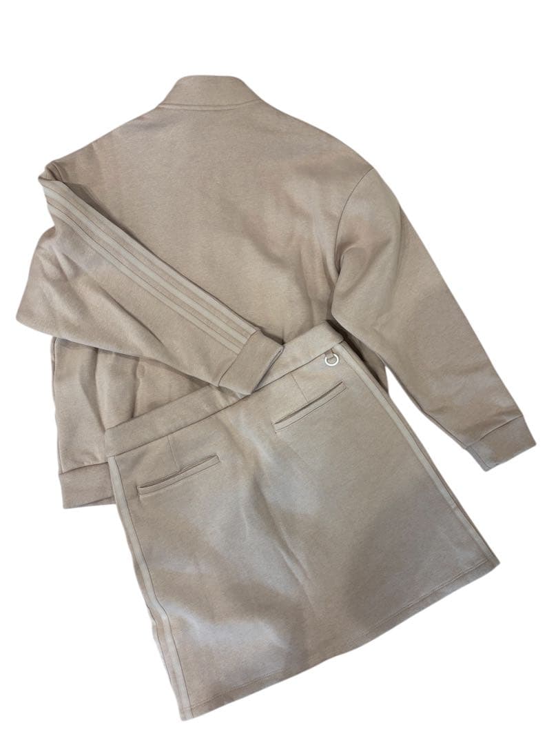 く　アディダス ゴルフ セットアップ ジャケット＆スカート Lサイズ