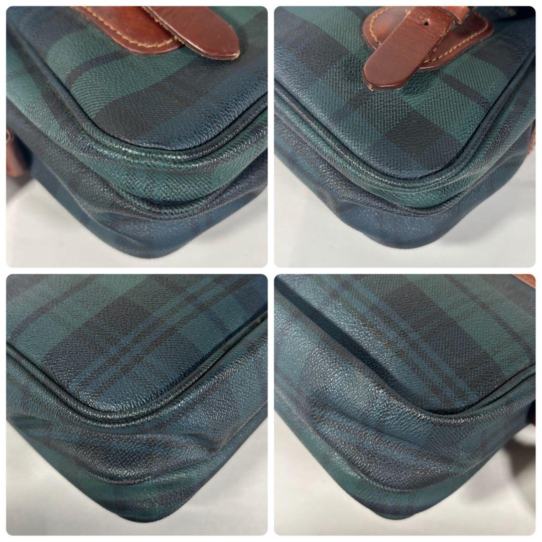 ポロラルフローレン メッセンジャーバッグ 斜め掛け ブラックウォッチ チェック