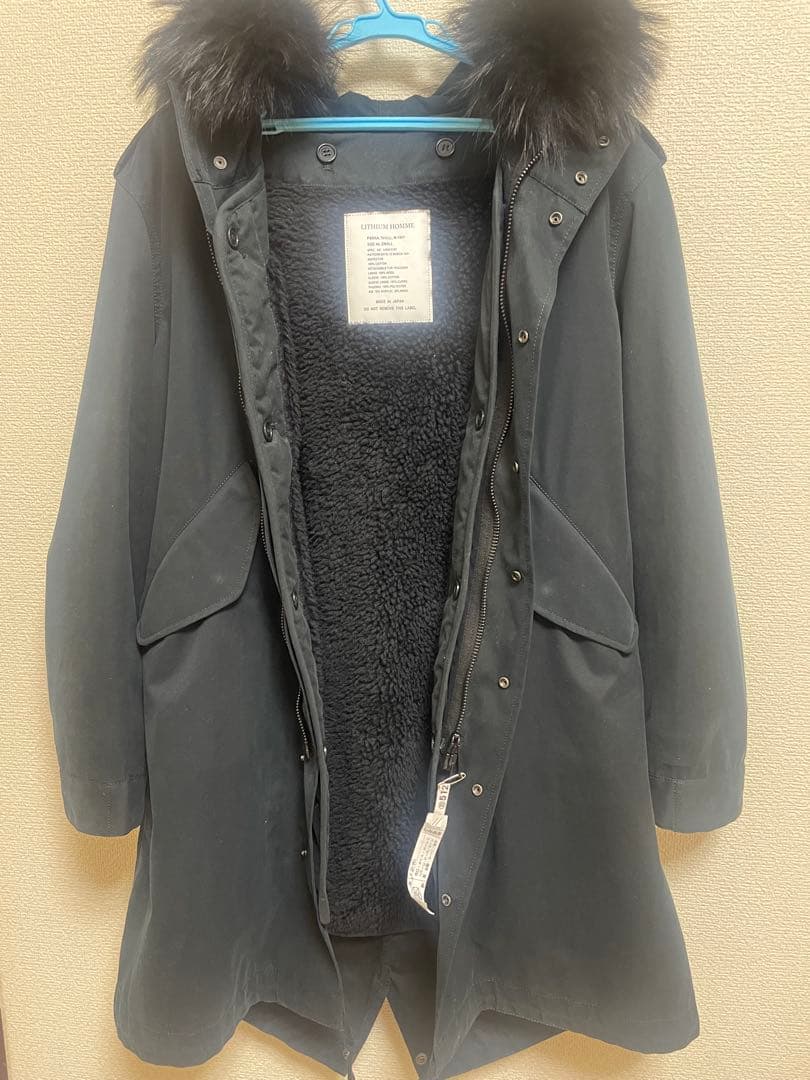 ★LITHIUM HOMME ★モッズコート/ブラック44