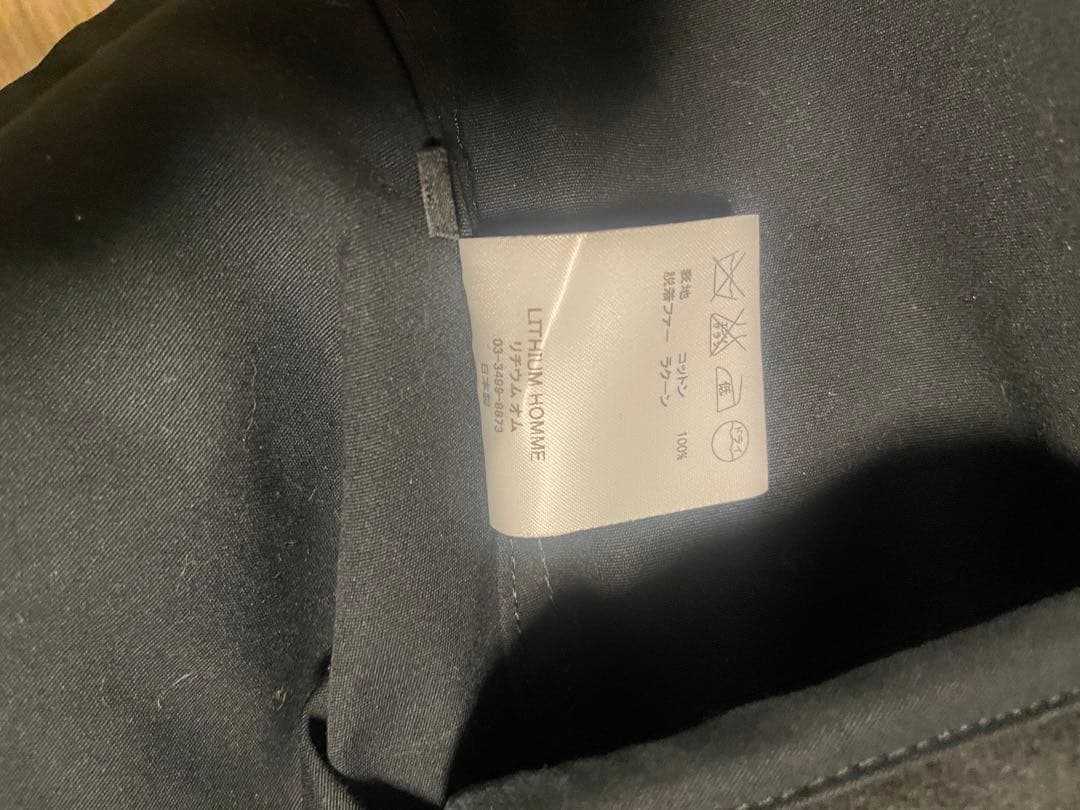 ★LITHIUM HOMME ★モッズコート/ブラック44