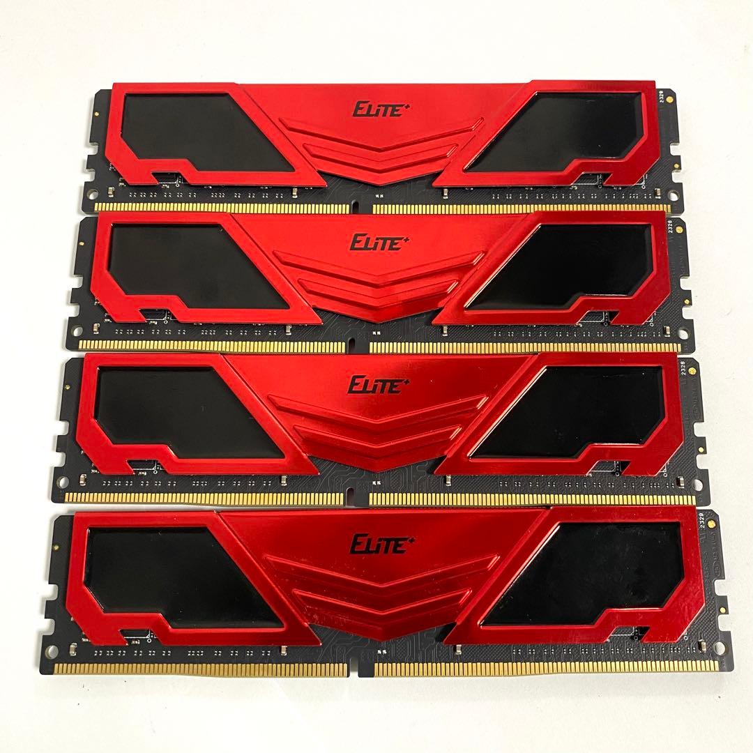 Team DDR4 2666MHz 32GB 4枚