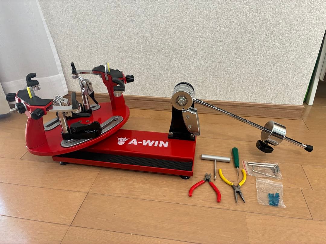 A-WIN AW-290 分銅式ガット張り機 バドミントン用 ストリングマシン