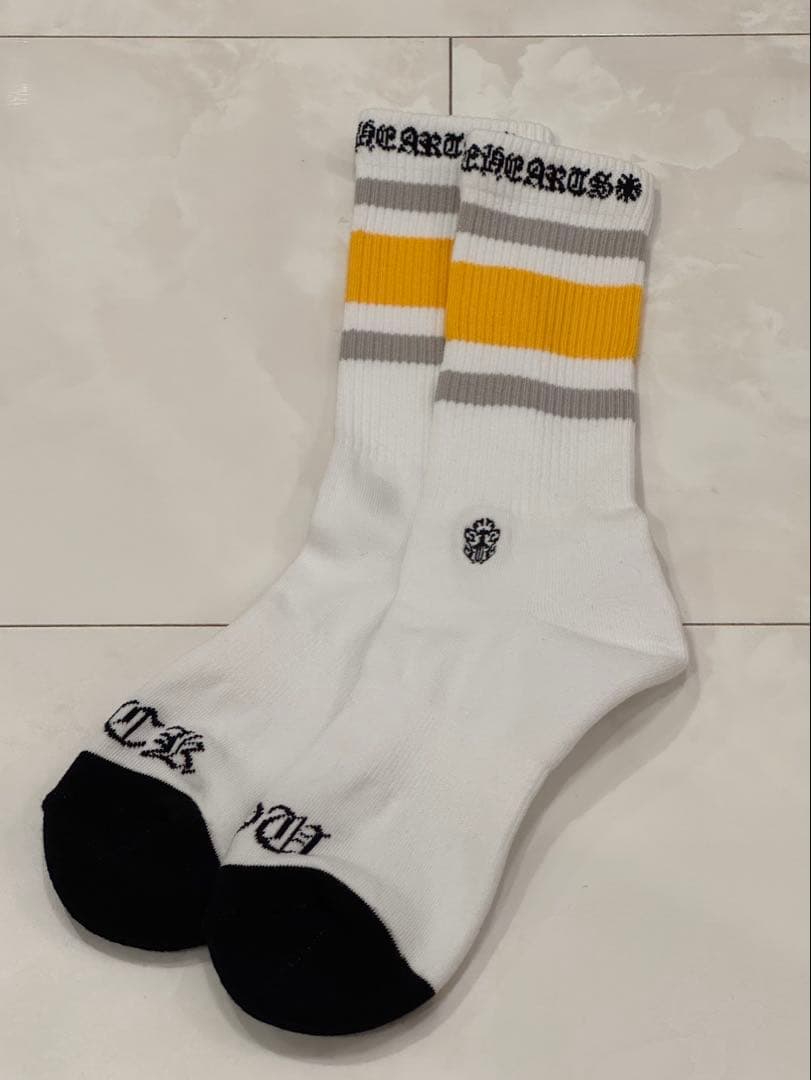CHROME HEARTS クロムハーツ ソックス 新品 ボーダー