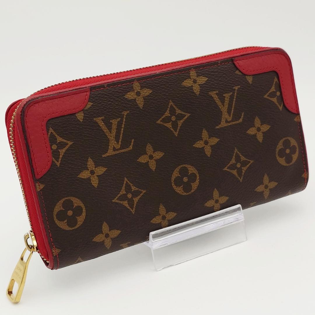 【美品】ルイヴィトン モノグラム レティーロ スリーズ ジッピーウォレット