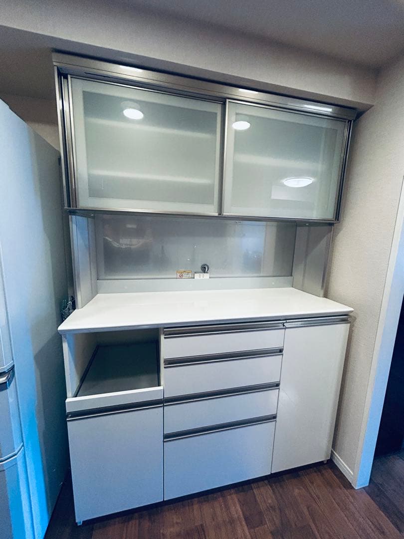 パモウナ 食器棚・キッチンカウンター・キッチンボード★幅140