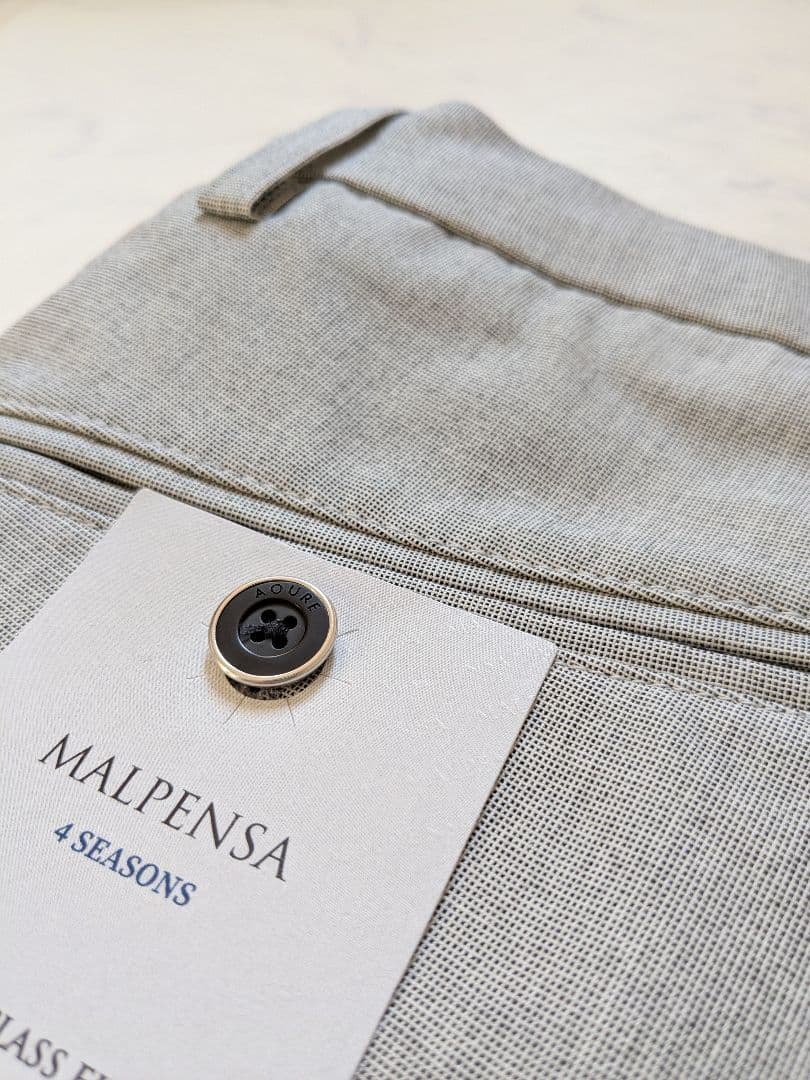 【新品未使用】AOURE パンツ\"マルペンサ\" 4seasons ピンヘッド