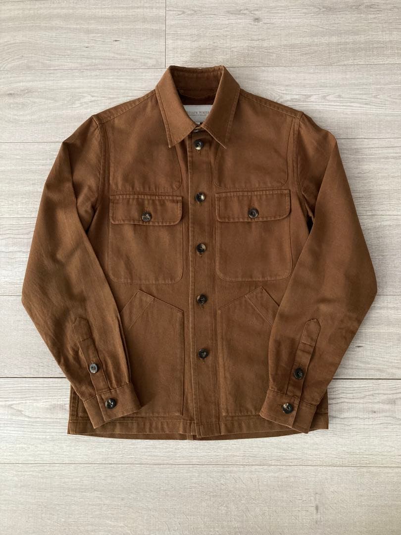 Private White V.C. シャツジャケット イギリス製 ブラウン