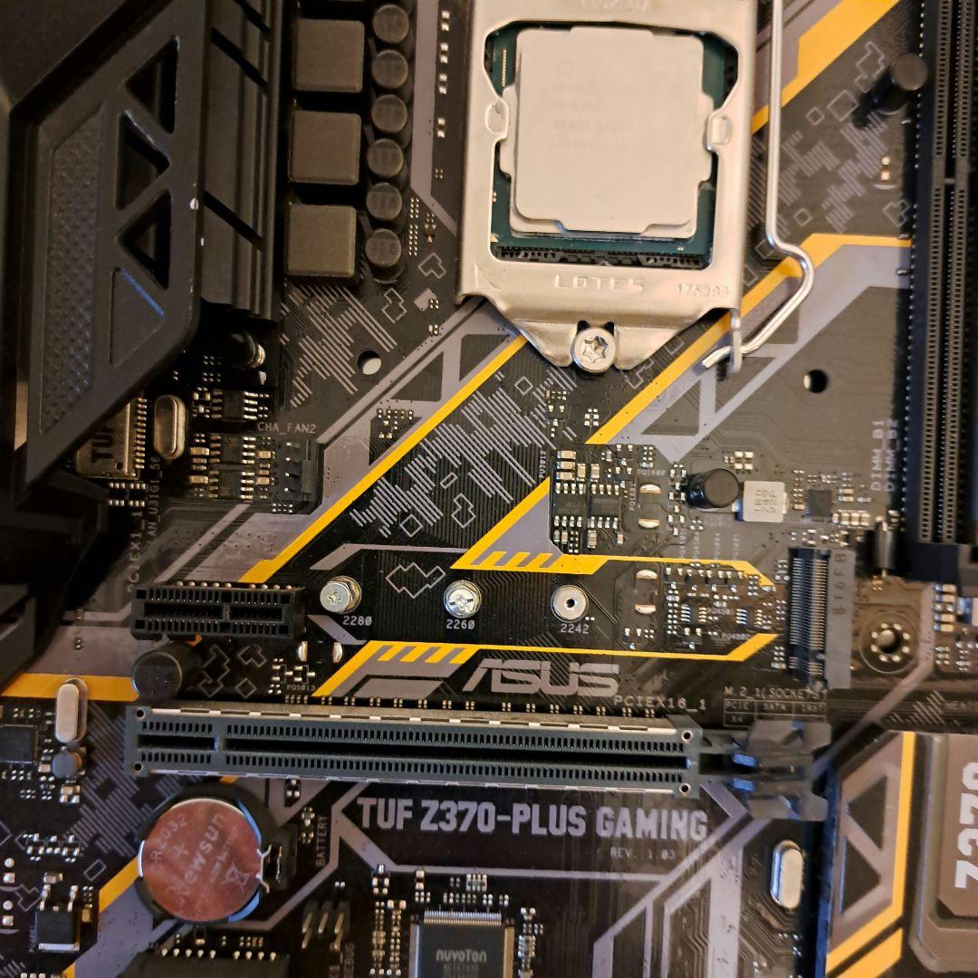 【動作品】ASUS TUF Z370-PLUS GAMING とi7-8700K