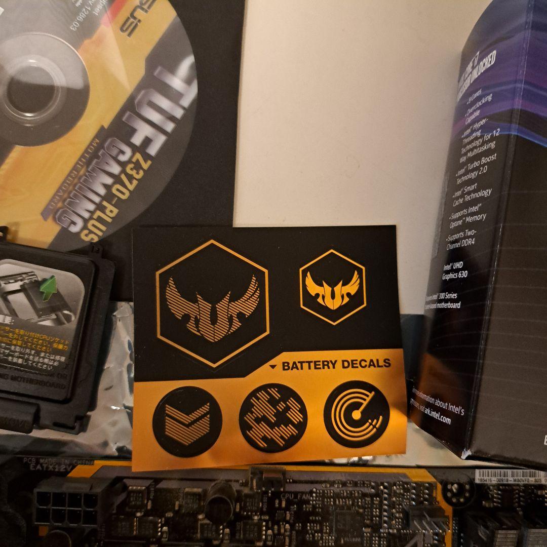 【動作品】ASUS TUF Z370-PLUS GAMING とi7-8700K