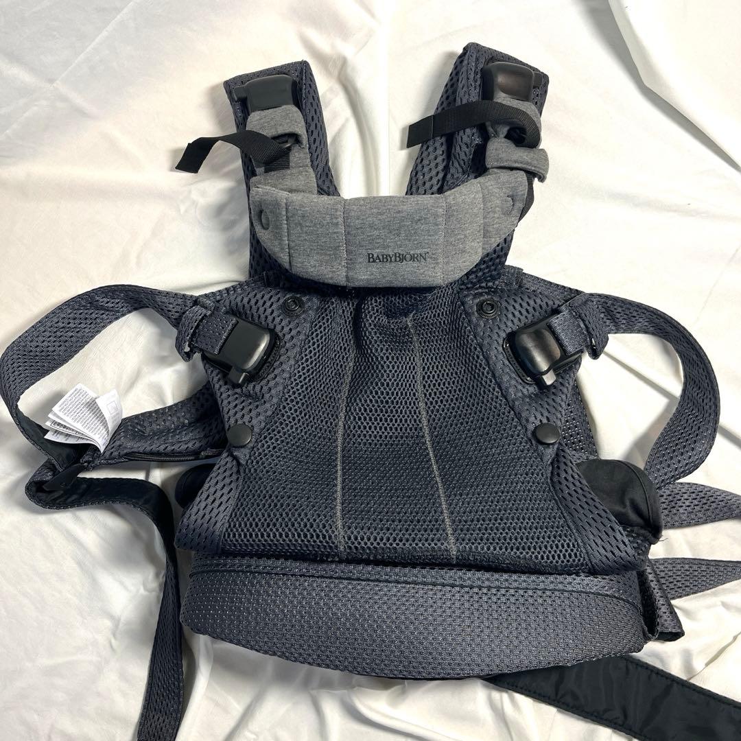BabyBjörn ハーモニー　アンスラサイト　抱っこ紐 ダークグレー メッシュ