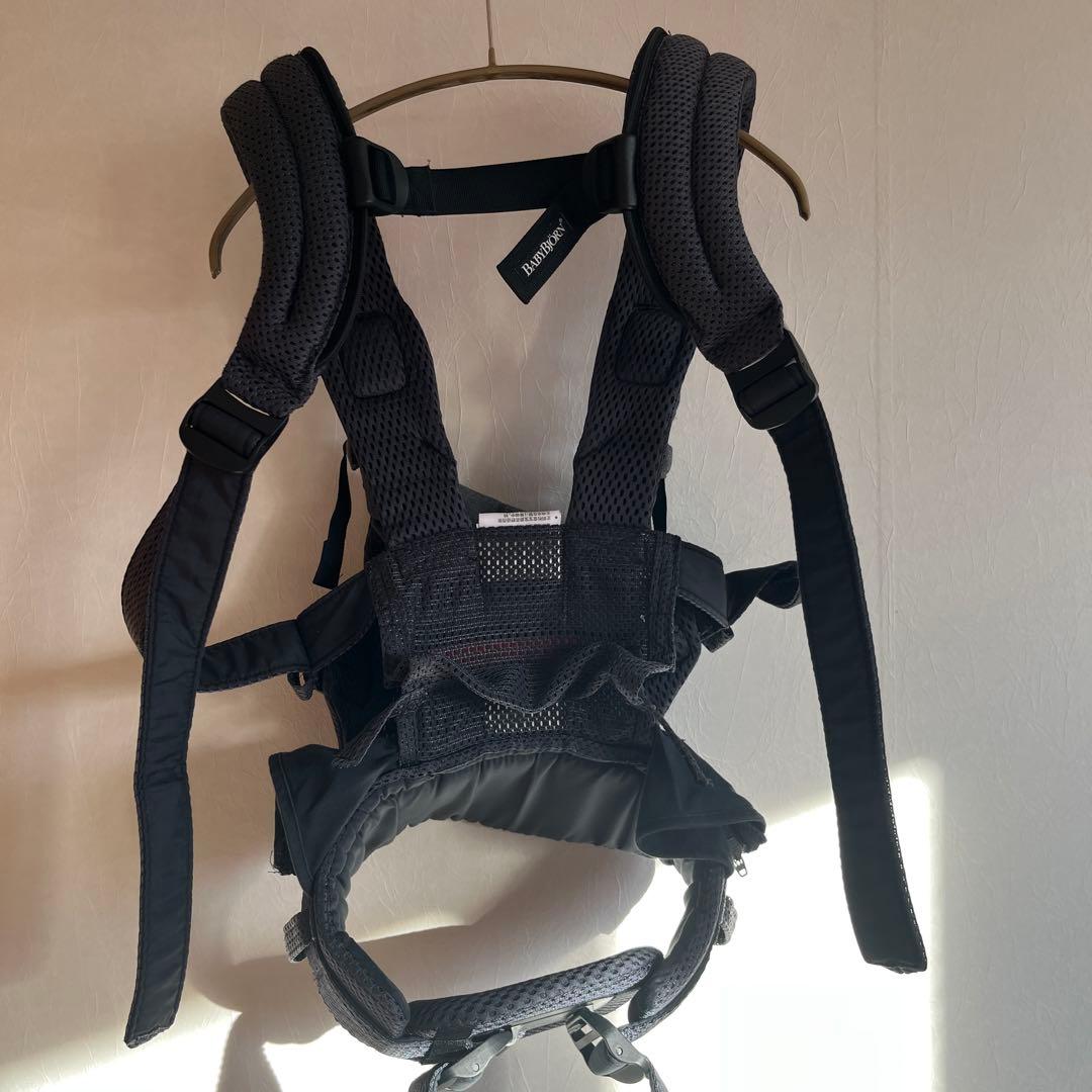 BabyBjörn ハーモニー　アンスラサイト　抱っこ紐 ダークグレー メッシュ